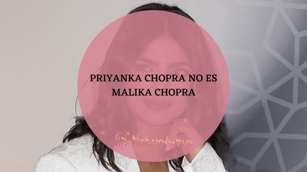 Priyanka Chopra Jonas no es Malika Chopra